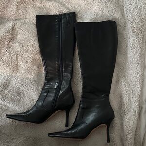 Isaac Mizrahi Black Heeled Boots